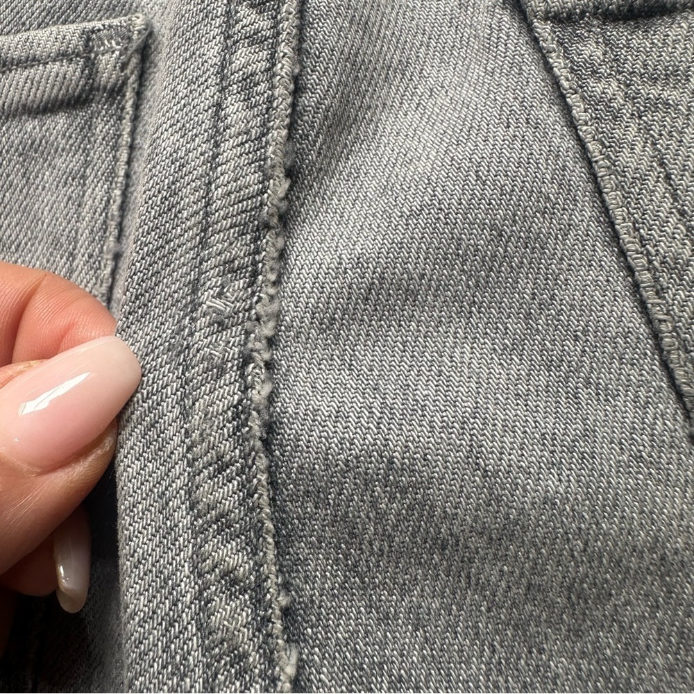 AGOLDE  TONI Mid Rise Straight Slim Ankle Jeans Gray size 26 - Picture 15 of 16